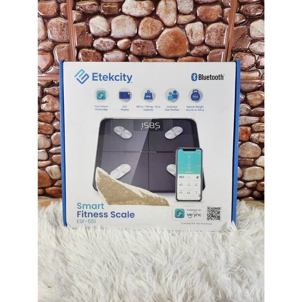 Etekcity Smart Fitness Scale Fit ESF-551 Bluetooth Compatible #B10